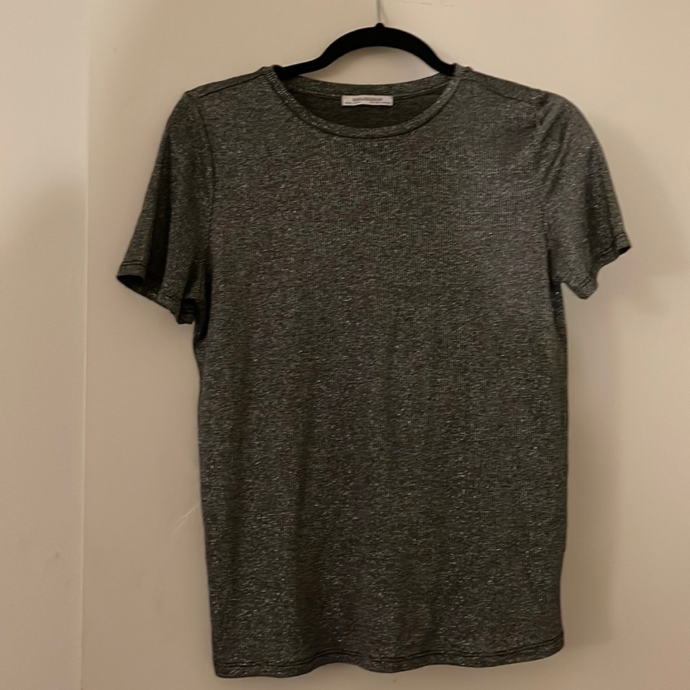 Zara Dark Silver/Grey Sparkly T-Shirt